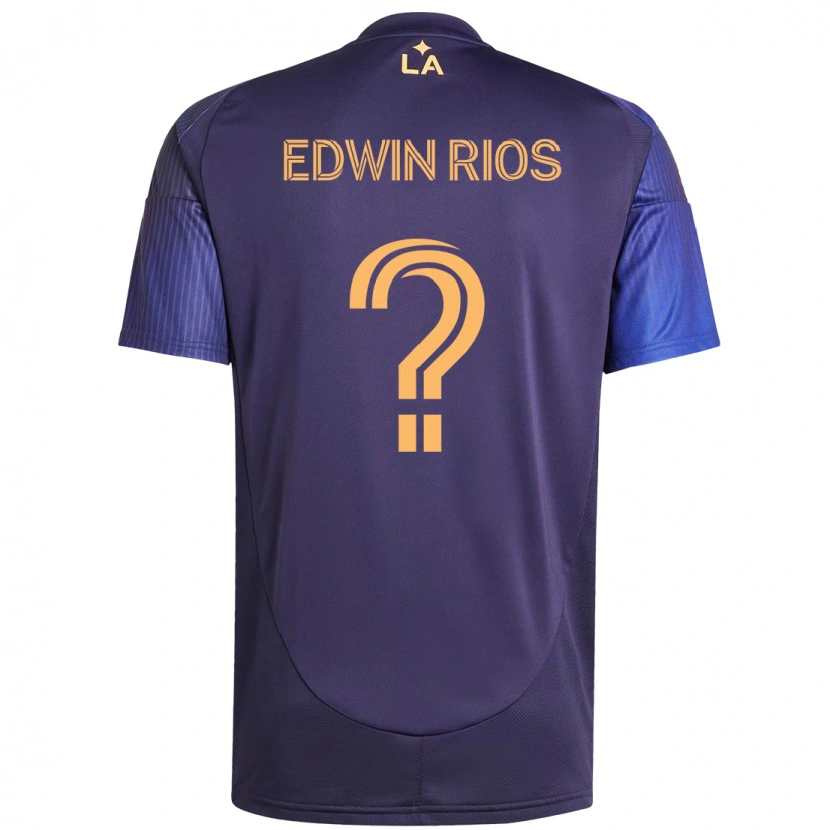 Danxen Herren Edwin Rios #0 Weiß Gelb Auswärtstrikot Trikot 2025/26 T-Shirt Schweiz