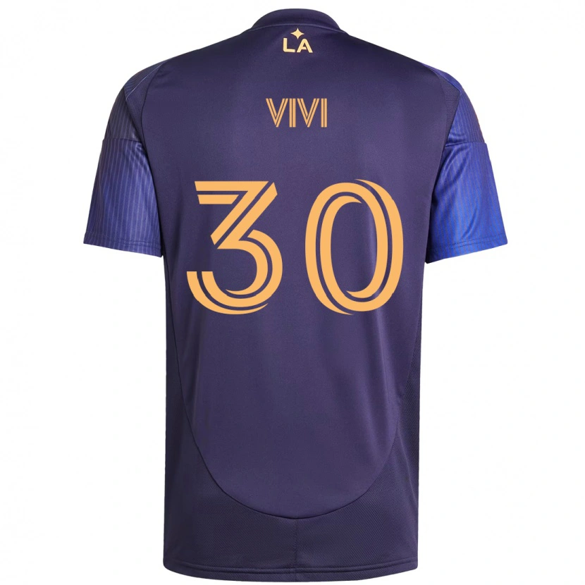 Danxen Herren Gino Vivi #30 Lila Blau Auswärtstrikot Trikot 2025/26 T-Shirt Schweiz