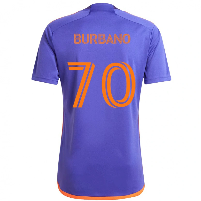 Danxen Herren Jordy Burbano #70 Orange Weiß Auswärtstrikot Trikot 2025/26 T-Shirt Schweiz