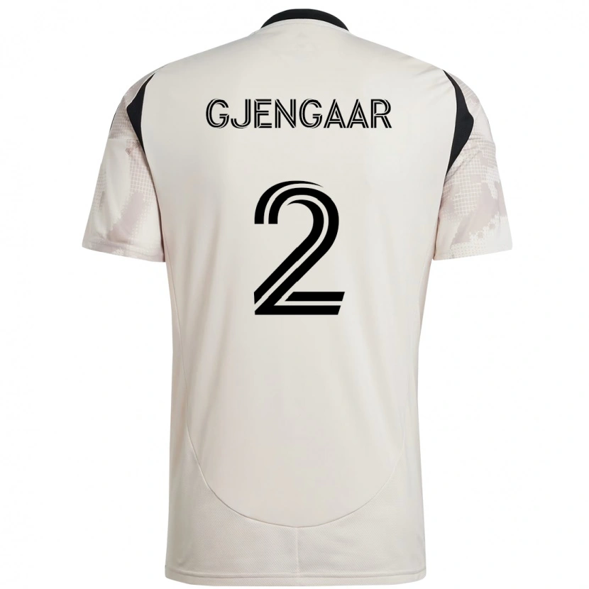 Danxen Herren Dennis Gjengaar #2 Rot Schwarz Auswärtstrikot Trikot 2025/26 T-Shirt Schweiz