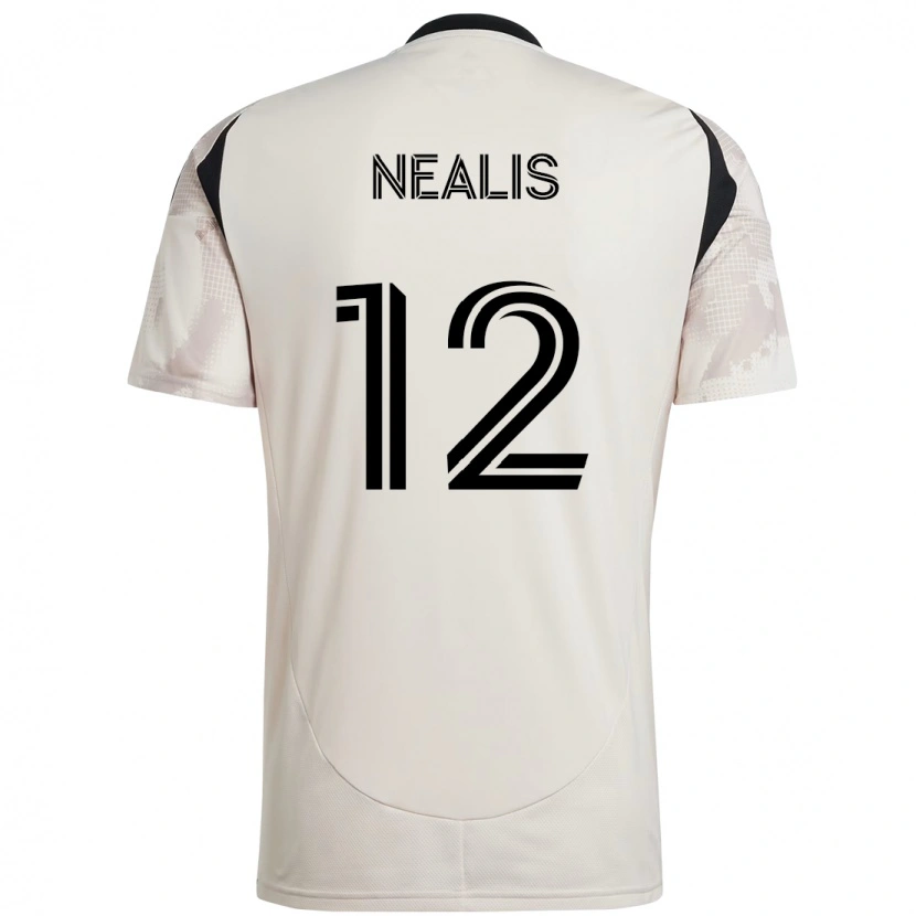Danxen Herren Dylan Nealis #12 Beige Schwarz Auswärtstrikot Trikot 2025/26 T-Shirt Schweiz