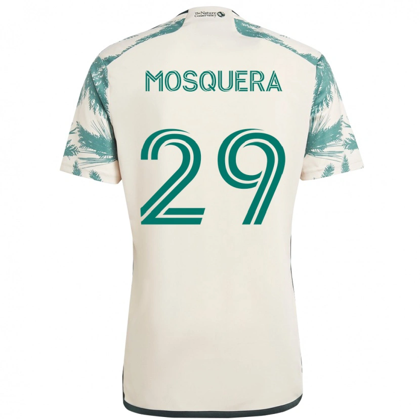Danxen Herren Juan Mosquera #29 Schwarz Braun Auswärtstrikot Trikot 2025/26 T-Shirt Schweiz
