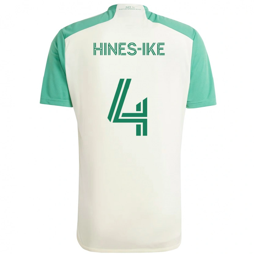 Danxen Herren Brendan Hines-Ike #4 Grün Schwarz Auswärtstrikot Trikot 2025/26 T-Shirt Schweiz