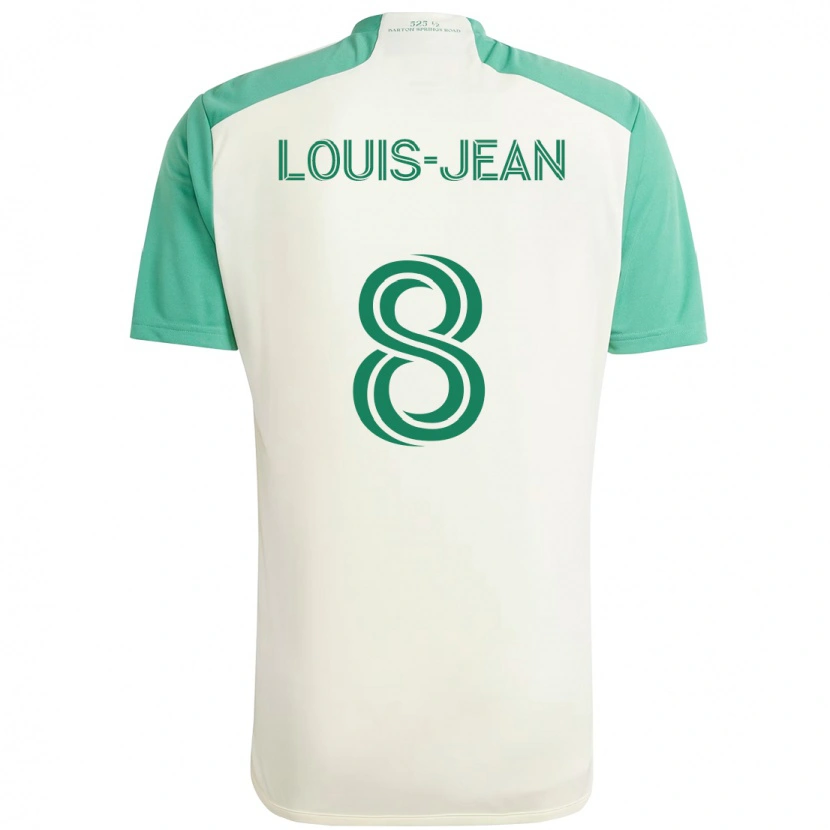 Danxen Herren Steeve Louis-Jean #8 Grün Schwarz Auswärtstrikot Trikot 2025/26 T-Shirt Schweiz