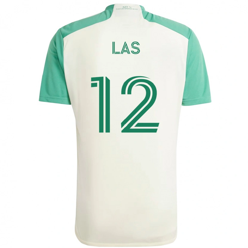 Danxen Herren Damian Las #12 Weiß Grün Auswärtstrikot Trikot 2025/26 T-Shirt Schweiz