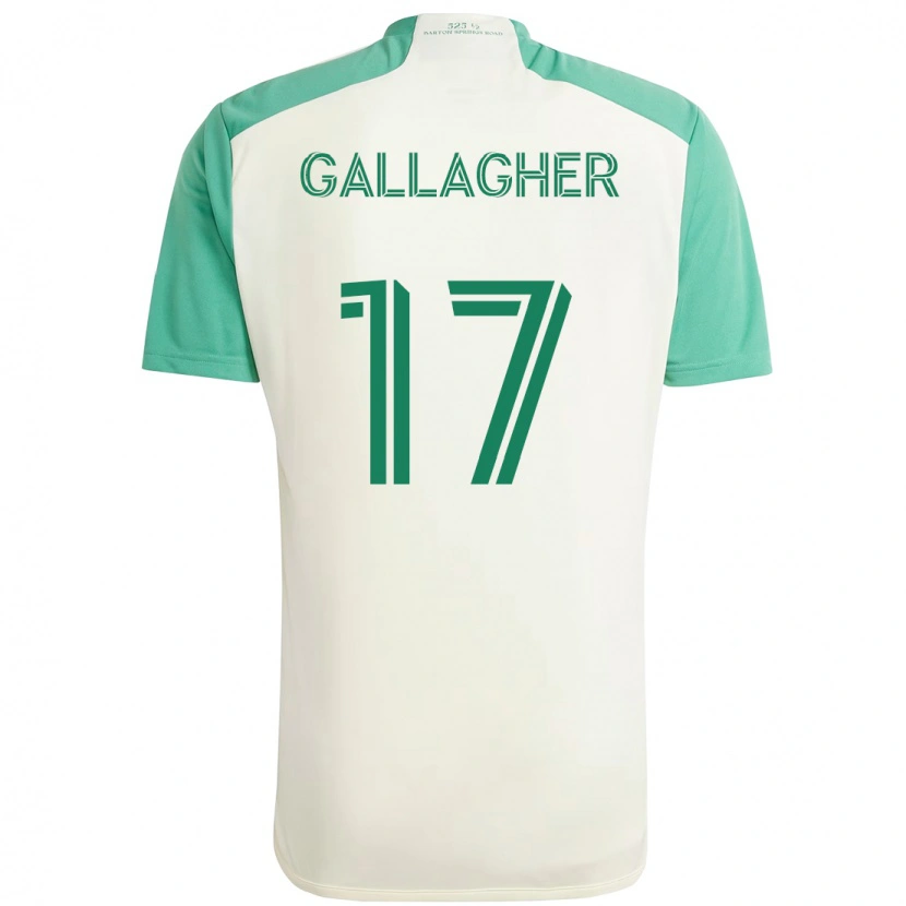 Danxen Herren Jon Gallagher #17 Grün Schwarz Auswärtstrikot Trikot 2025/26 T-Shirt Schweiz