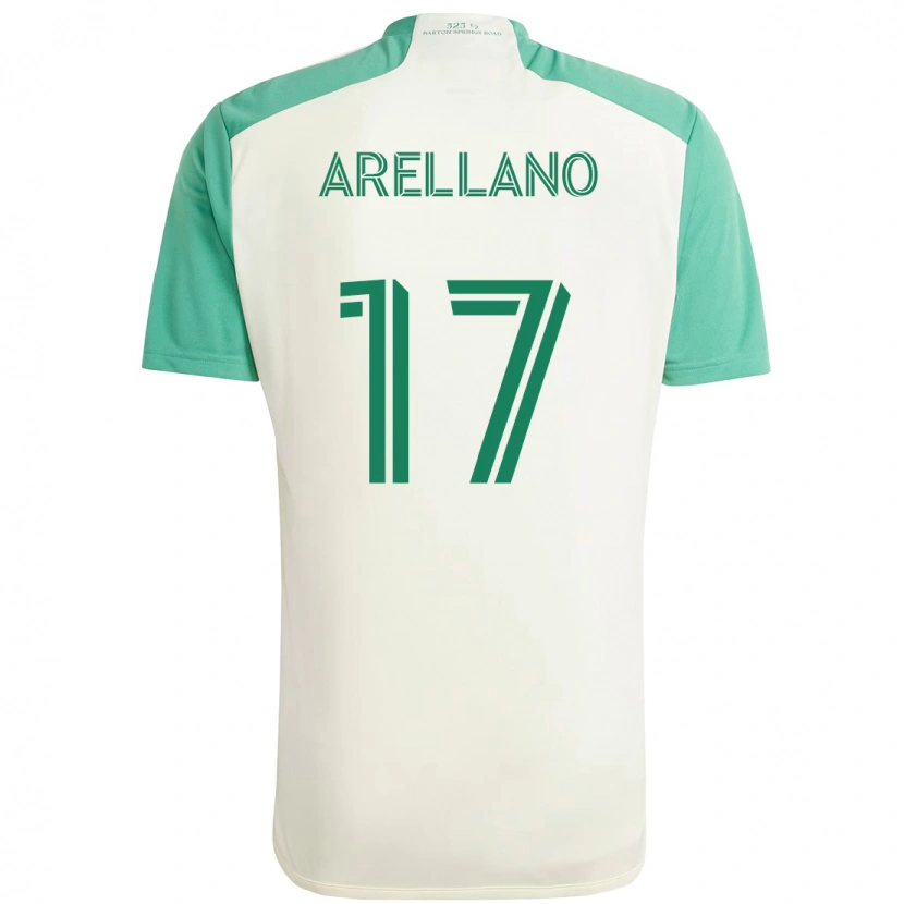 Danxen Herren Bryan Arellano #17 Grün Schwarz Auswärtstrikot Trikot 2025/26 T-Shirt Schweiz