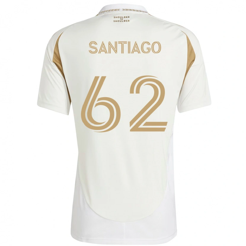 Danxen Herren Joshua Santiago #62 Weiß Braun Auswärtstrikot Trikot 2025/26 T-Shirt Schweiz