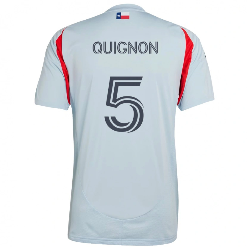 Danxen Herren Facundo Quignón #5 Rot Marineblau Auswärtstrikot Trikot 2025/26 T-Shirt Schweiz