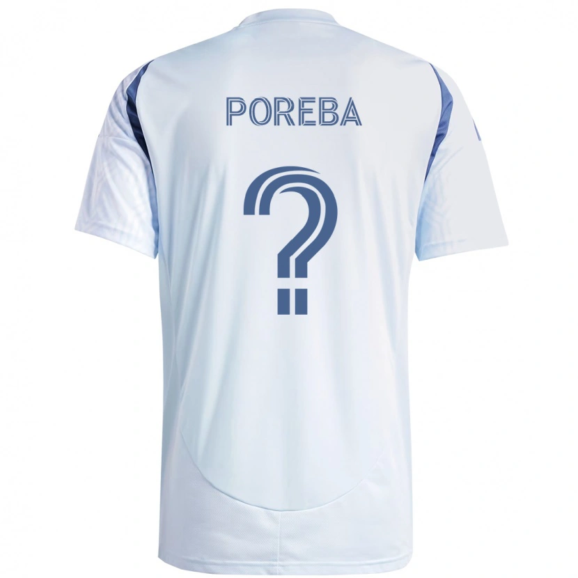 Danxen Herren David Poreba #0 Rot Weiß Auswärtstrikot Trikot 2025/26 T-Shirt Schweiz