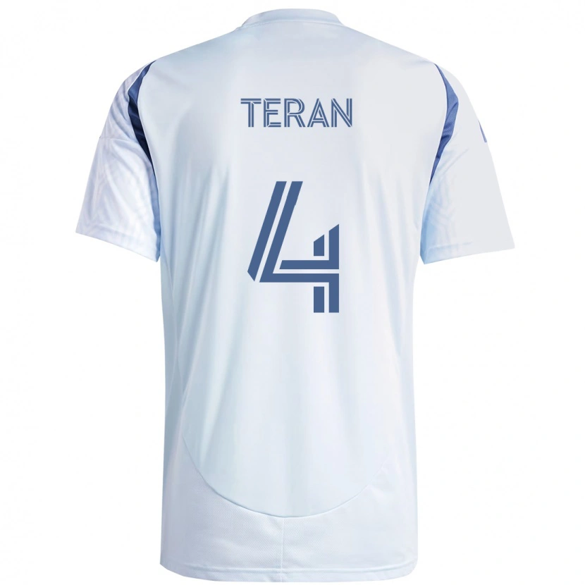 Danxen Herren Carlos Terán #4 Rot Weiß Auswärtstrikot Trikot 2025/26 T-Shirt Schweiz