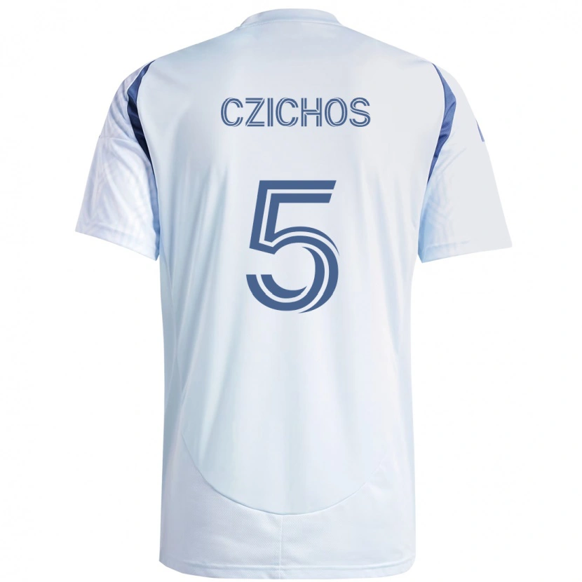 Danxen Herren Rafael Czichos #5 Rot Weiß Auswärtstrikot Trikot 2025/26 T-Shirt Schweiz