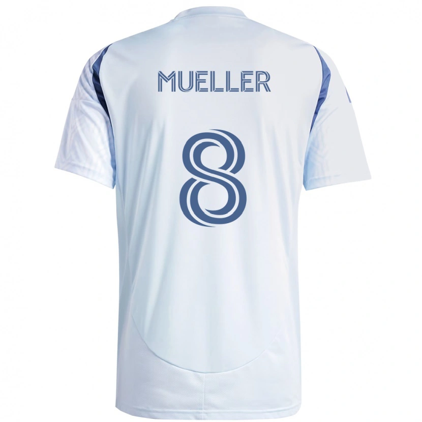 Danxen Herren Chris Mueller #8 Rot Weiß Auswärtstrikot Trikot 2025/26 T-Shirt Schweiz