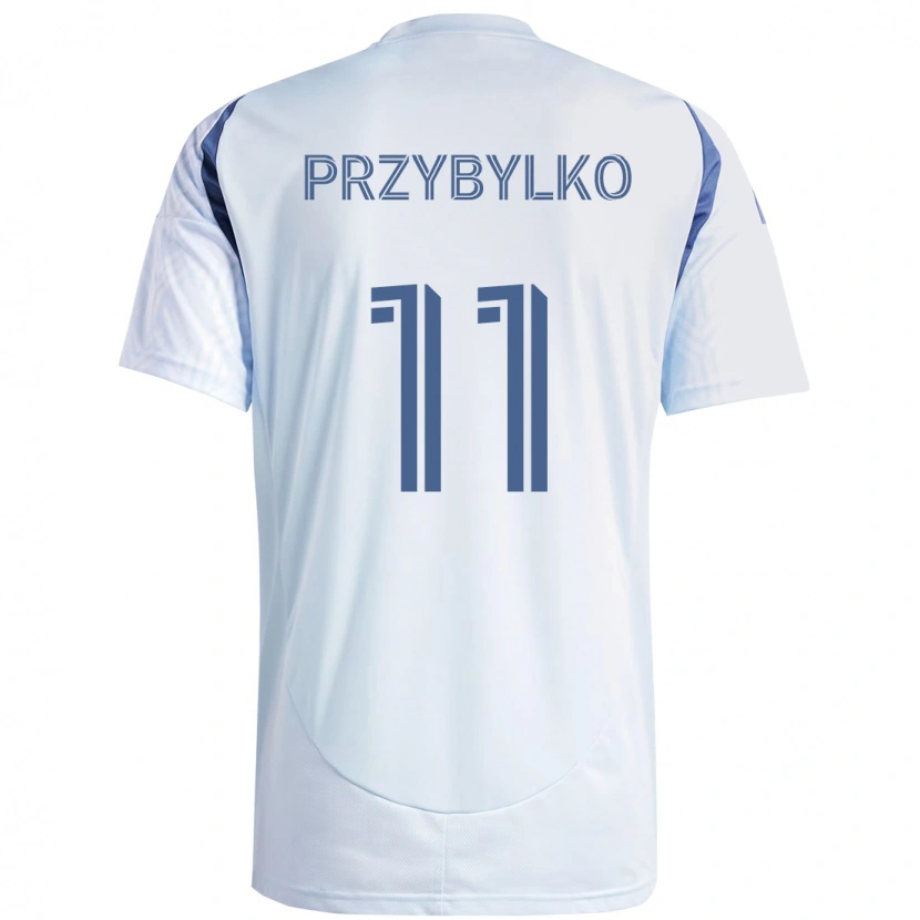 Danxen Herren Kacper Przybylko #11 Rot Weiß Auswärtstrikot Trikot 2025/26 T-Shirt Schweiz