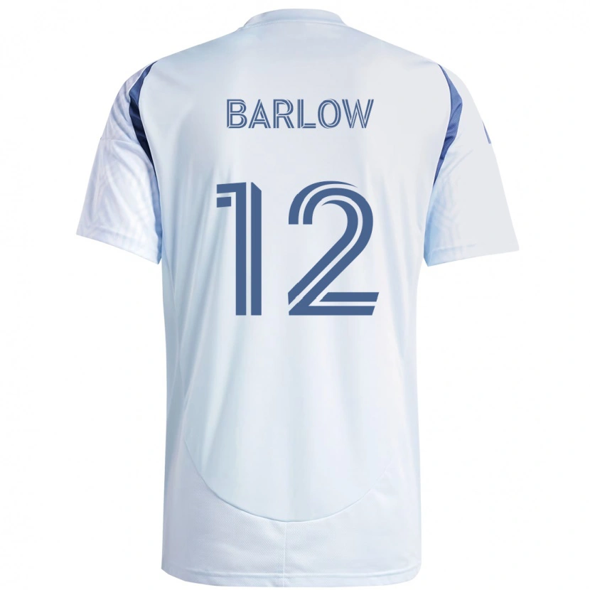 Danxen Herren Tom Barlow #12 Rot Weiß Auswärtstrikot Trikot 2025/26 T-Shirt Schweiz
