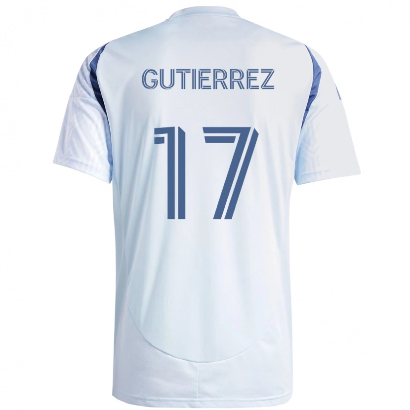 Danxen Herren Brian Gutiérrez #17 Rot Weiß Auswärtstrikot Trikot 2025/26 T-Shirt Schweiz
