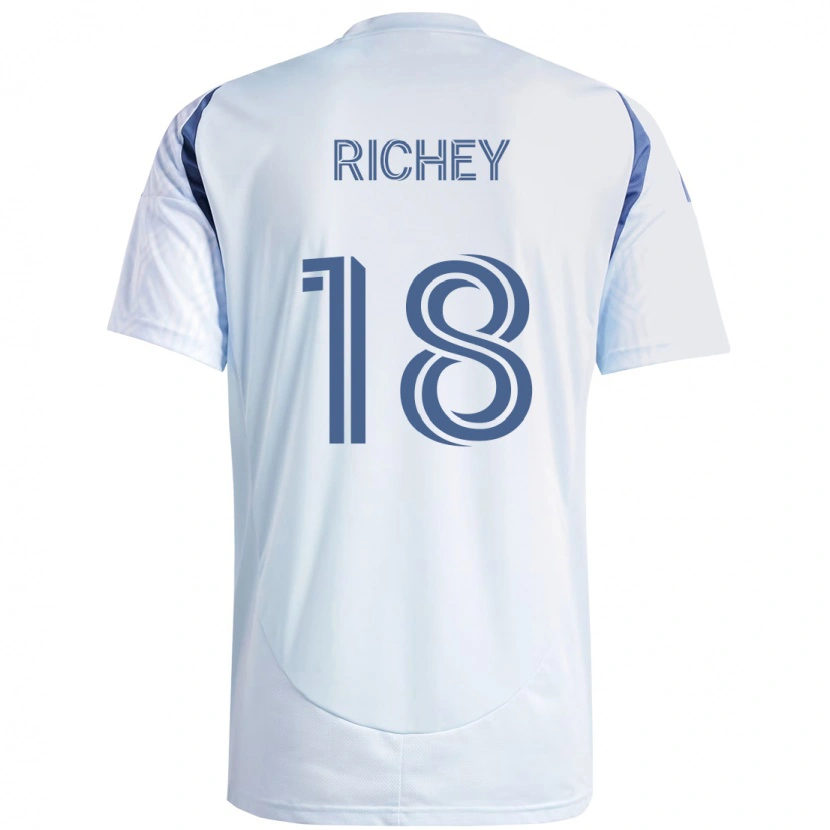 Danxen Herren Spencer Richey #18 Rot Weiß Auswärtstrikot Trikot 2025/26 T-Shirt Schweiz
