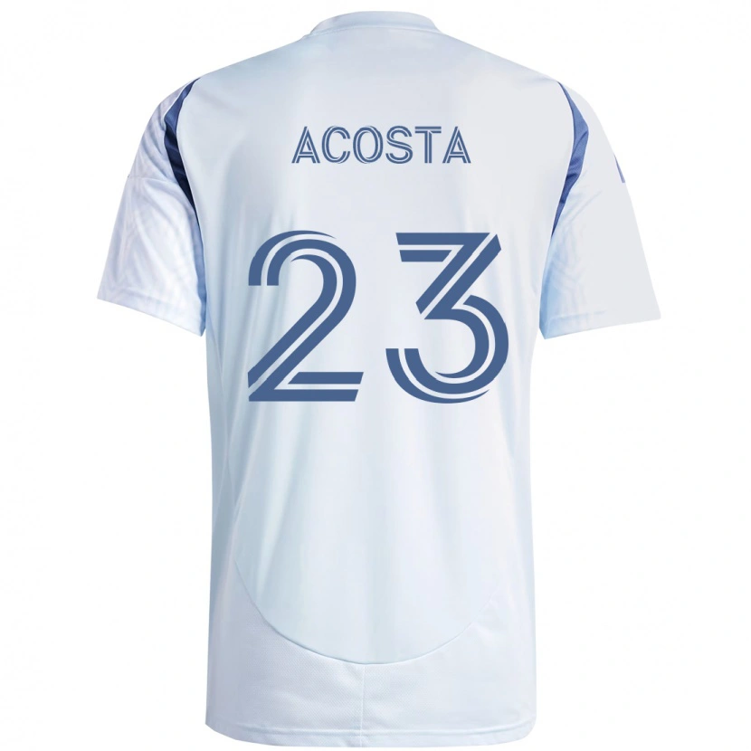 Danxen Herren Kellyn Acosta #23 Rot Weiß Auswärtstrikot Trikot 2025/26 T-Shirt Schweiz
