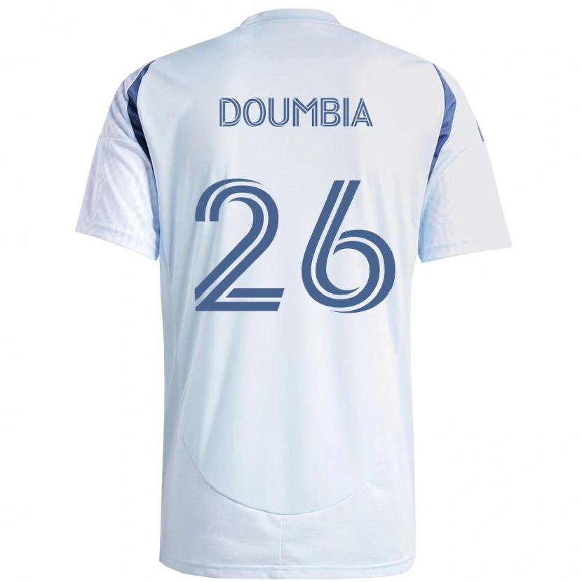 Danxen Herren Ousmane Doumbia #26 Rot Weiß Auswärtstrikot Trikot 2025/26 T-Shirt Schweiz
