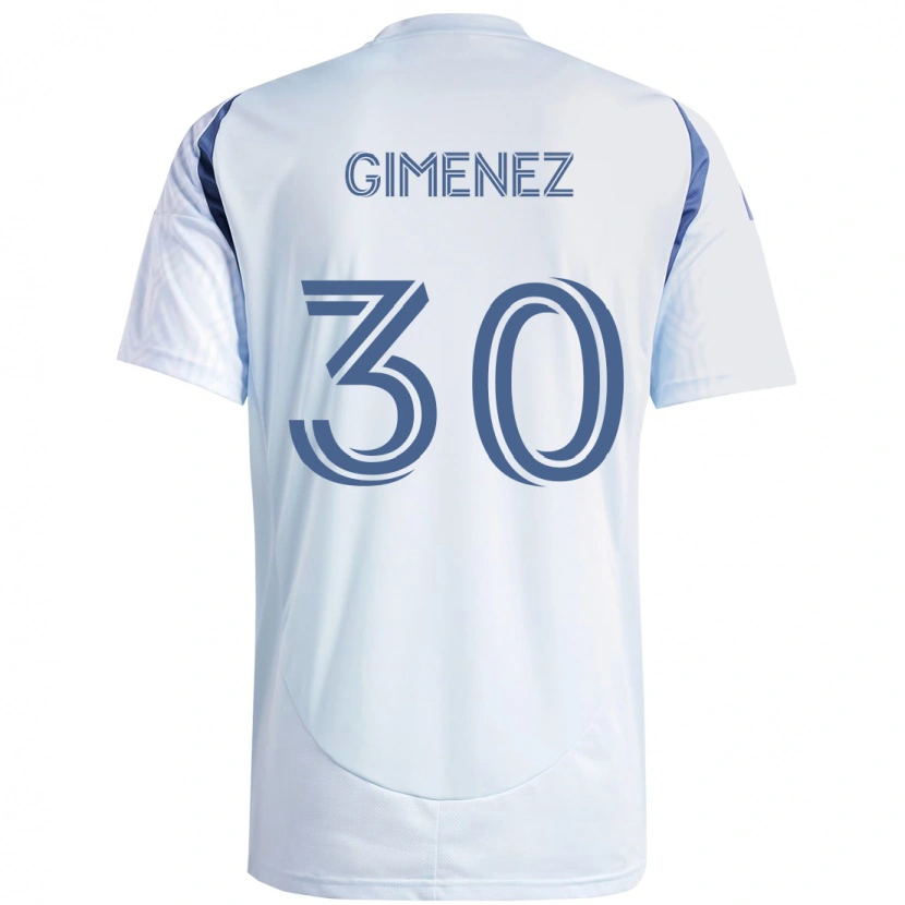 Danxen Herren Gastón Giménez #30 Rot Weiß Auswärtstrikot Trikot 2025/26 T-Shirt Schweiz