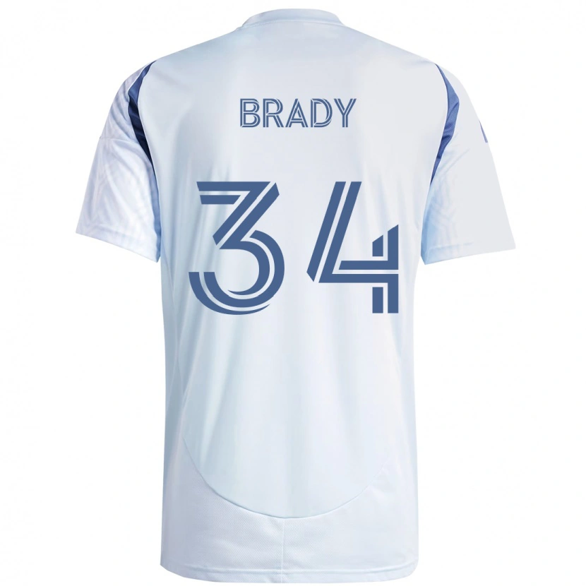 Danxen Herren Chris Brady #34 Rot Weiß Auswärtstrikot Trikot 2025/26 T-Shirt Schweiz