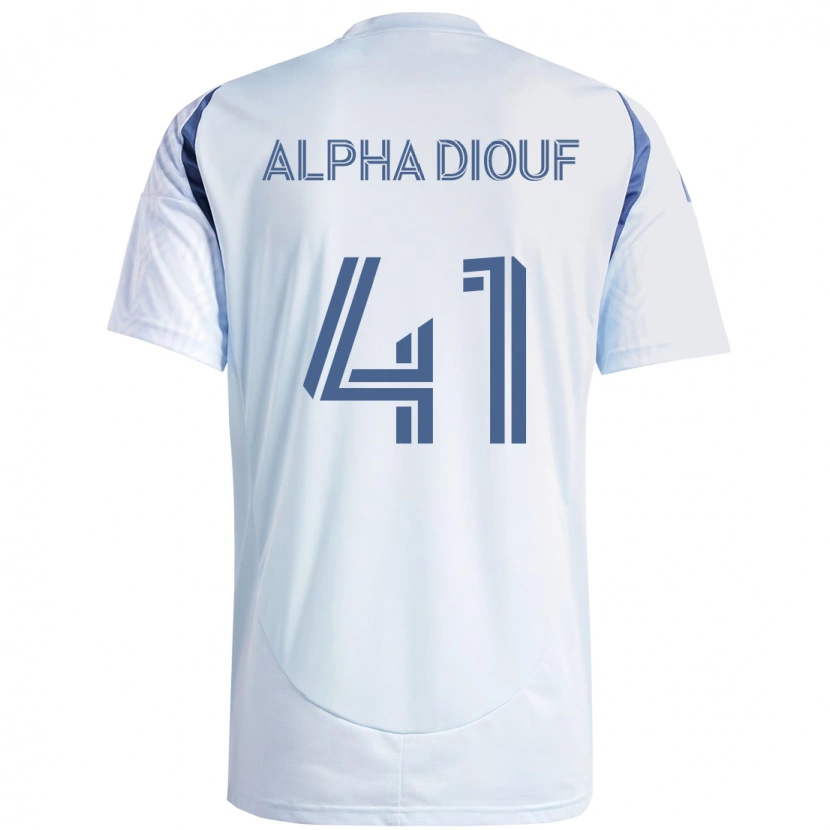 Danxen Herren Jean Alpha Diouf #41 Rot Weiß Auswärtstrikot Trikot 2025/26 T-Shirt Schweiz