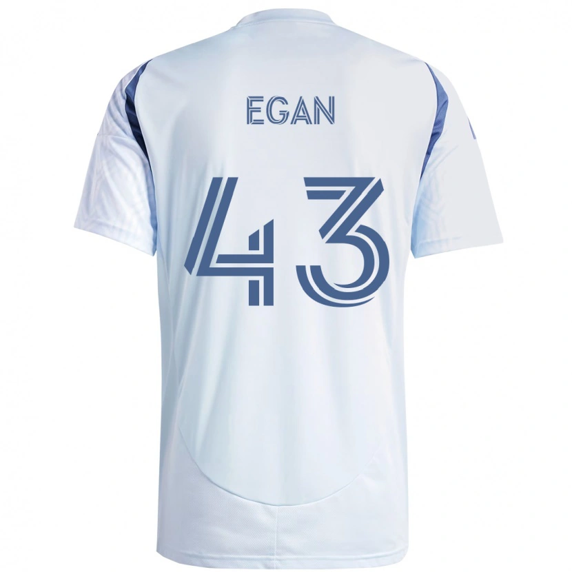 Danxen Herren Noah Egan #43 Rot Weiß Auswärtstrikot Trikot 2025/26 T-Shirt Schweiz