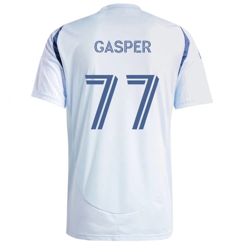 Danxen Herren Chase Gasper #77 Rot Weiß Auswärtstrikot Trikot 2025/26 T-Shirt Schweiz