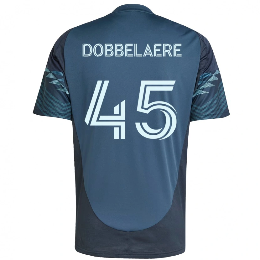 Danxen Herren Ethan Dobbelaere #45 Grün Weiß Auswärtstrikot Trikot 2025/26 T-Shirt Schweiz