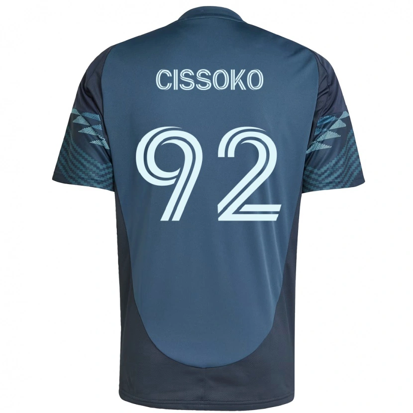 Danxen Herren Abdoulaye Cissoko #92 Grün Weiß Auswärtstrikot Trikot 2025/26 T-Shirt Schweiz