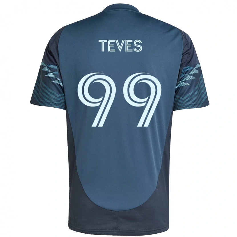 Danxen Herren Dylan Teves #99 Grün Weiß Auswärtstrikot Trikot 2025/26 T-Shirt Schweiz