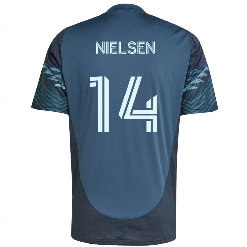 Danxen Herren Taylor Nielsen #14 Grün Weiß Auswärtstrikot Trikot 2025/26 T-Shirt Schweiz