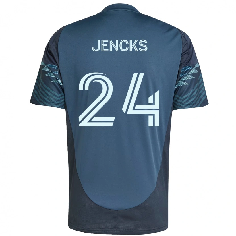 Danxen Herren India Jencks #24 Grün Weiß Auswärtstrikot Trikot 2025/26 T-Shirt Schweiz