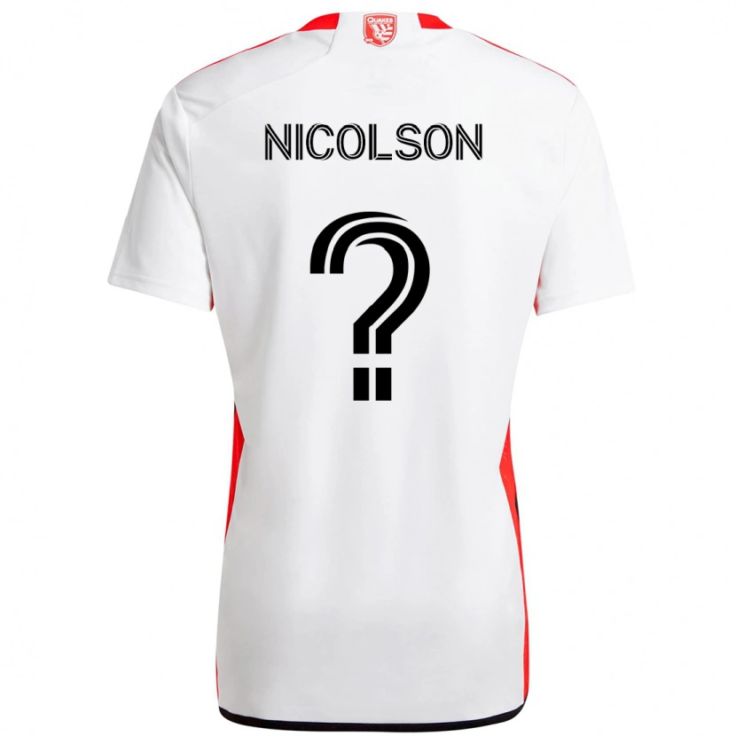 Danxen Herren John Nicolson #0 Schwarz Dunkelblau Auswärtstrikot Trikot 2025/26 T-Shirt Schweiz