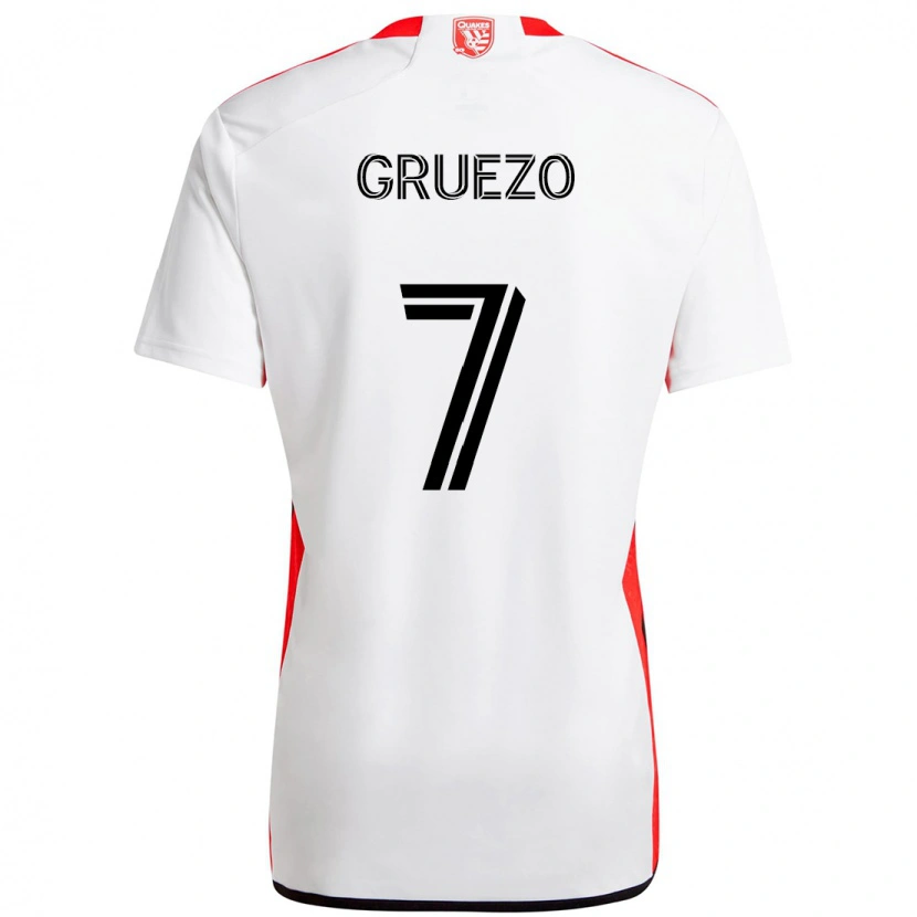 Danxen Herren Carlos Gruezo #7 Schwarz Dunkelblau Auswärtstrikot Trikot 2025/26 T-Shirt Schweiz