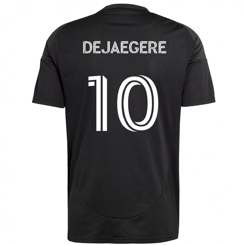 Danxen Herren Brecht Dejaegere #10 Schwarz Weiß Auswärtstrikot Trikot 2025/26 T-Shirt Schweiz