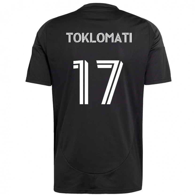 Danxen Herren Idan Toklomati #17 Schwarz Weiß Auswärtstrikot Trikot 2025/26 T-Shirt Schweiz