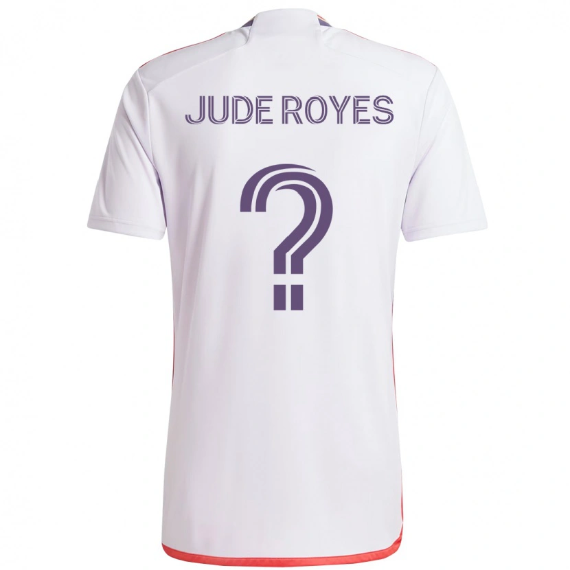 Danxen Herren Jude Royes #0 Lila Weiß Auswärtstrikot Trikot 2025/26 T-Shirt Schweiz