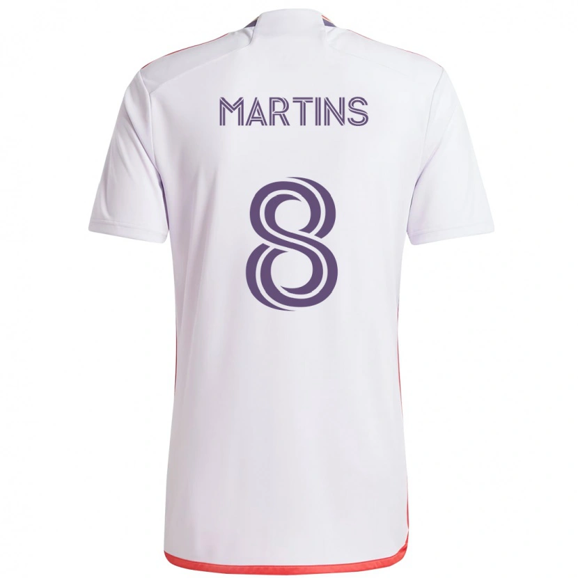 Danxen Herren Felipe Martins #8 Lila Weiß Auswärtstrikot Trikot 2025/26 T-Shirt Schweiz
