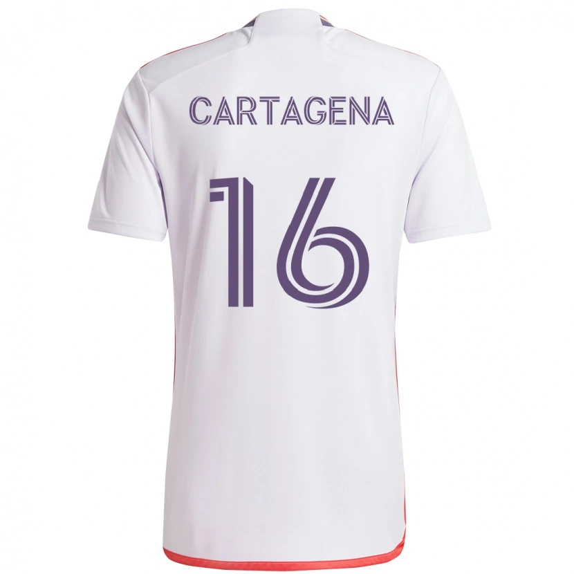 Danxen Herren Wilder Cartagena #16 Lila Weiß Auswärtstrikot Trikot 2025/26 T-Shirt Schweiz