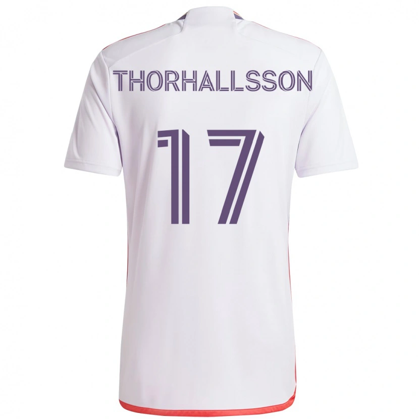 Danxen Herren Dagur Dan Thórhallsson #17 Lila Weiß Auswärtstrikot Trikot 2025/26 T-Shirt Schweiz