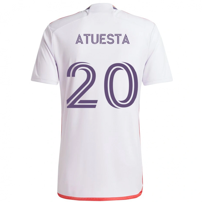 Danxen Herren Eduard Atuesta #20 Lila Weiß Auswärtstrikot Trikot 2025/26 T-Shirt Schweiz