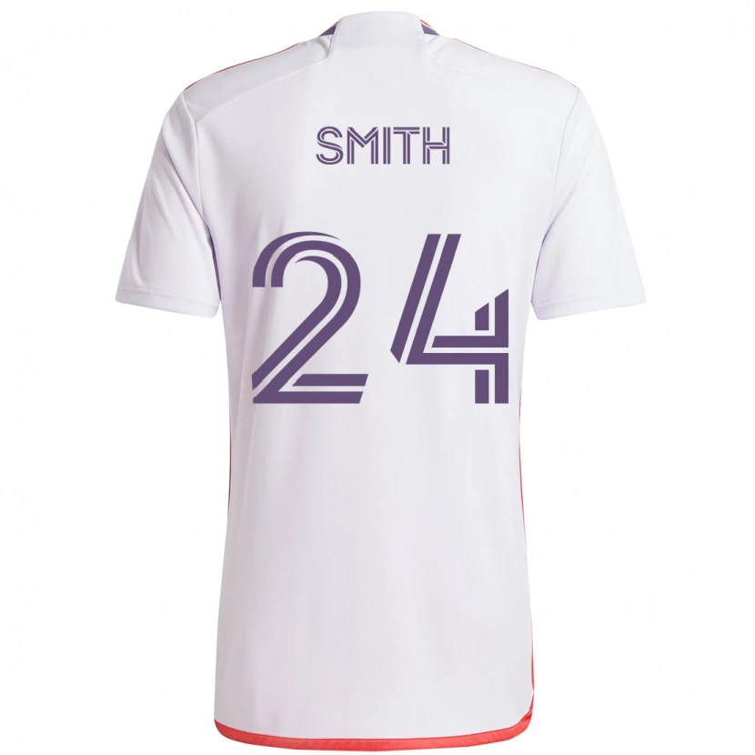 Danxen Herren Kyle Smith #24 Lila Weiß Auswärtstrikot Trikot 2025/26 T-Shirt Schweiz