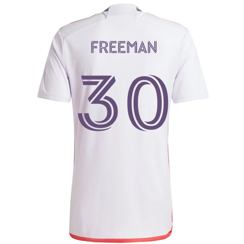 Danxen Herren Alex Freeman #30 Lila Weiß Auswärtstrikot Trikot 2025/26 T-Shirt Schweiz