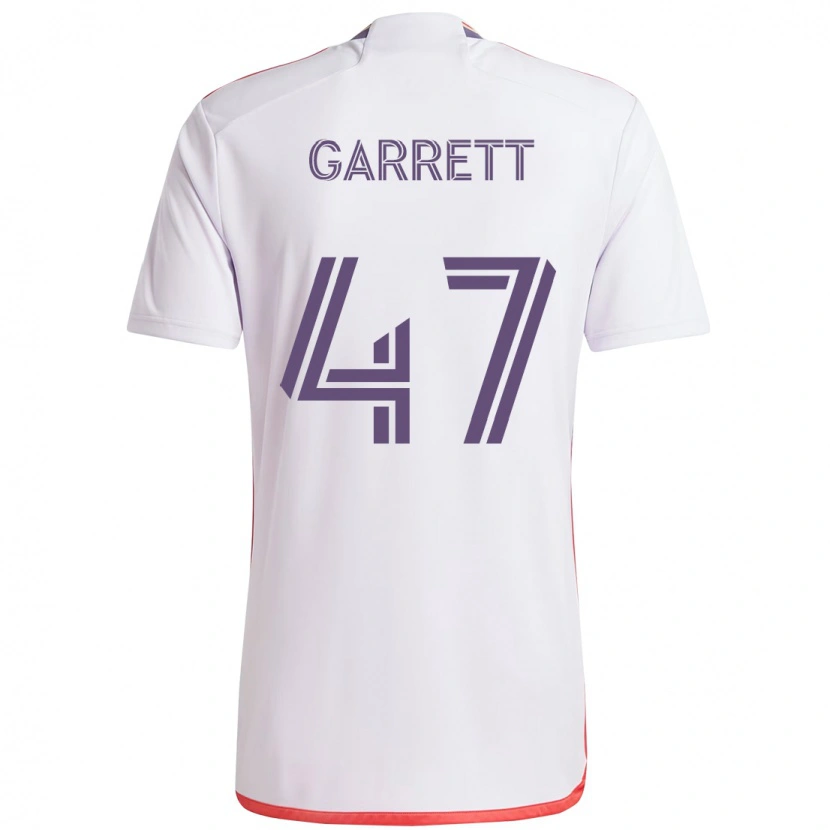Danxen Herren Ian Garrett #47 Lila Weiß Auswärtstrikot Trikot 2025/26 T-Shirt Schweiz