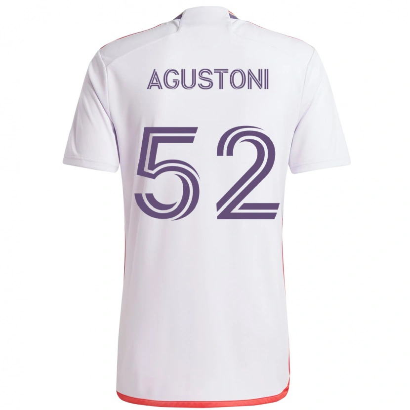 Danxen Herren Gonzalo Agustoni #52 Lila Weiß Auswärtstrikot Trikot 2025/26 T-Shirt Schweiz