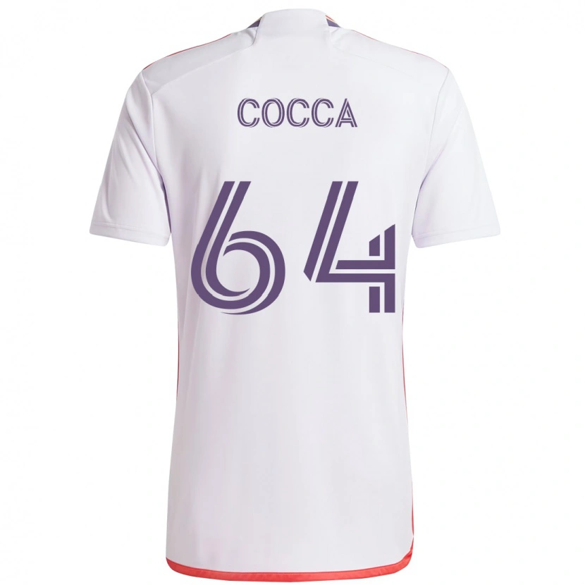 Danxen Herren Manuel Cocca #64 Lila Weiß Auswärtstrikot Trikot 2025/26 T-Shirt Schweiz