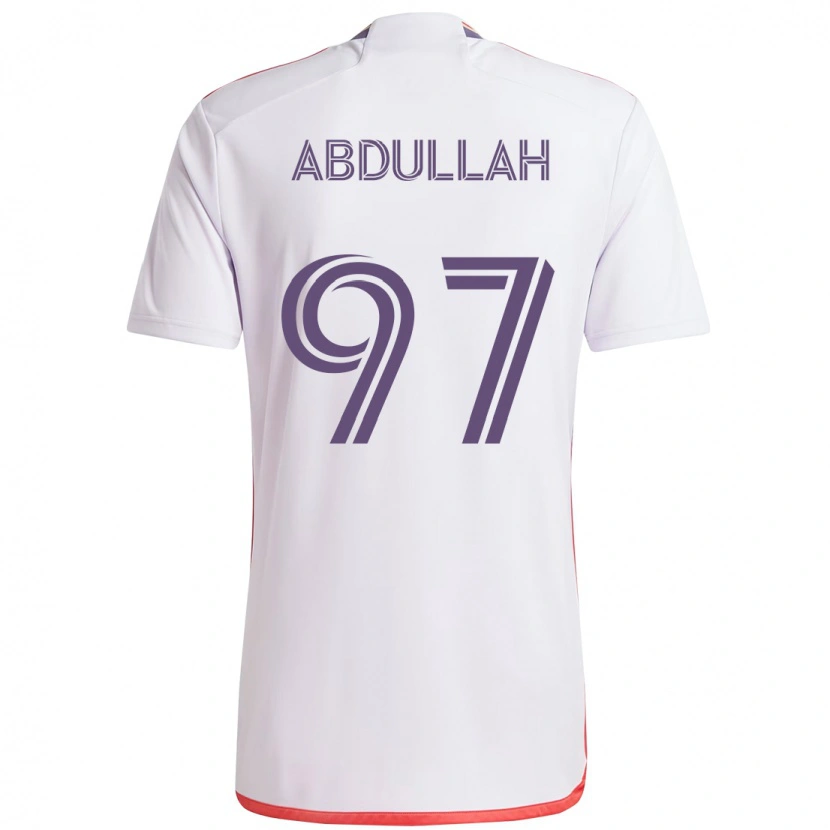 Danxen Herren Majed Abdullah #97 Lila Weiß Auswärtstrikot Trikot 2025/26 T-Shirt Schweiz