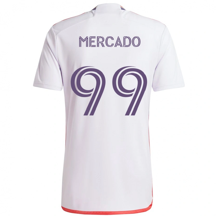 Danxen Herren Carlos Mercado #99 Lila Weiß Auswärtstrikot Trikot 2025/26 T-Shirt Schweiz