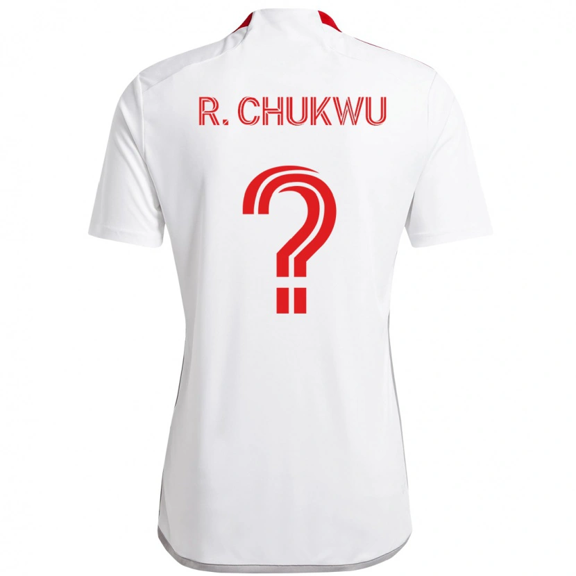 Danxen Herren Richard Chukwu #0 Weiß Rot Auswärtstrikot Trikot 2025/26 T-Shirt Schweiz